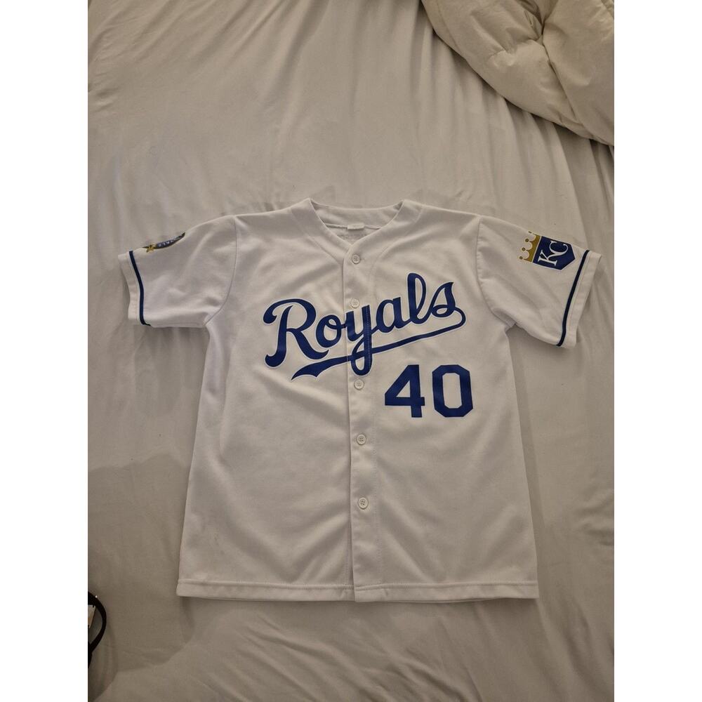 💥 ROYALS Kansas City Jersey 40th Anniversary White Men's Size Small D3